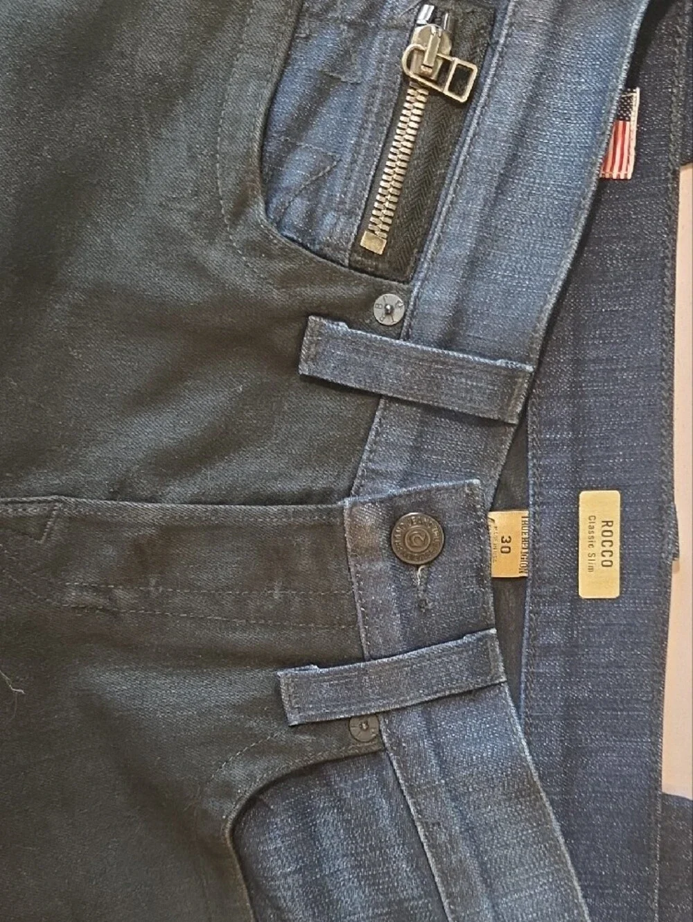 True Religion Men's Slim Black Jeans with Subtle Fade